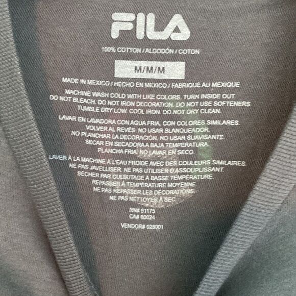 Nwt- Fila Mountain Vista Short Sleeve Tee Shirt Men's Size Medium In Dark Grey - Picture 7 of 9